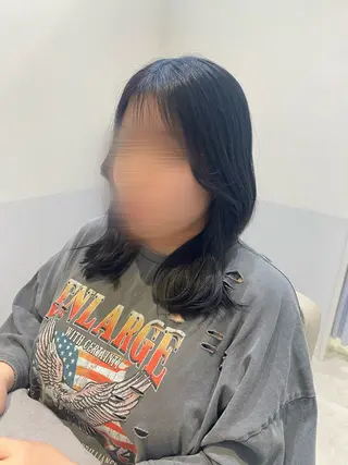 ミディアム カラー 韓国ヘア・カラー 🩵SHIZUKUのヘアスタイル