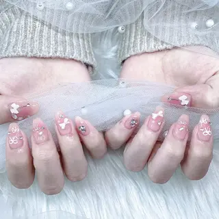 ネイル パーツ全部¥110 サロンミミのネイルデザイン