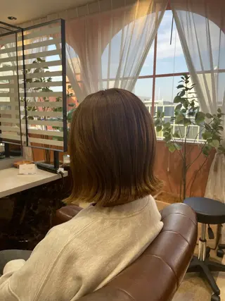 ショート 🧸顔周りカット /透明感🎀のヘアスタイル