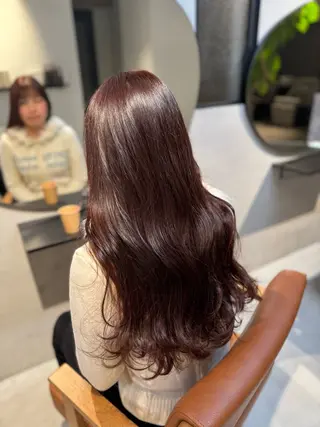 ロング LENORA所属・韓国風特化/透明感 カラー/ゆうり🏐のヘアスタイル