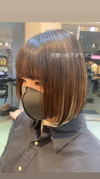 ミディアム 🌸スタイリスト 山浦美恵のヘアスタイル