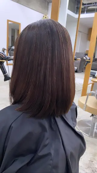 ミディアム パーマ KVELL ユナのヘアスタイル