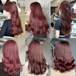 セミロング 大人っぽ♡上品な暖色 ♡ブリーチなし♡のヘアスタイル