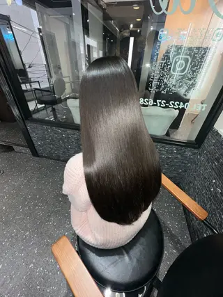 ロング パーマ 髪質改善⭐️縮毛矯正 中野⭐️Rinaのヘアスタイル