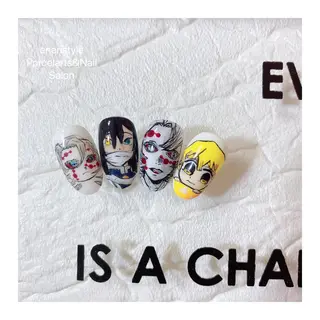 ミディアム ネイル 👑enen style👑のネイルデザイン