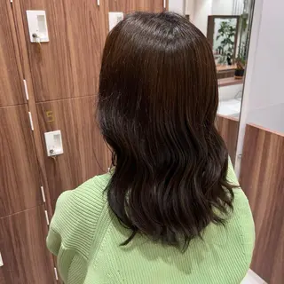 セミロング カラー ヘアアレンジ 小白井 由美のヘアスタイル