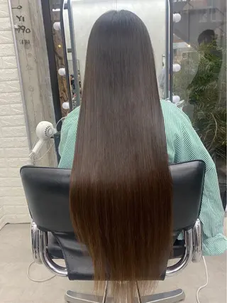 ロング カラー すぐ巻ける縮毛矯正 🍀勝倉　麗のヘアスタイル