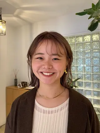 ミディアム カラー lety /神戸元町のヘアスタイル