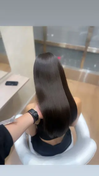 ロング カラー 髪質改善 支持率 Ｎｏ.1いぶきのヘアスタイル