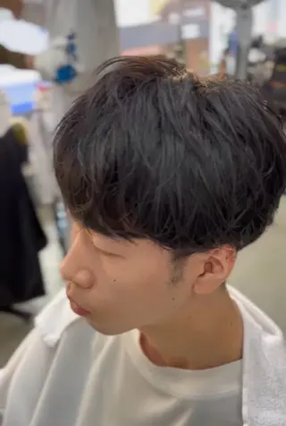 ショート パーマ メンズ メンズ専門サロン wokeのヘアスタイル