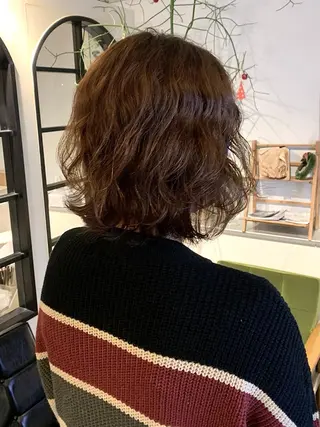 ミディアム パーマ メンズパーマ&メンズ 縮毛矯正/平野/渋谷のヘアスタイル