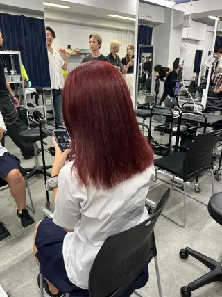 カラー 🍒暖色ダブルカラー /FUKA🍒のヘアスタイル