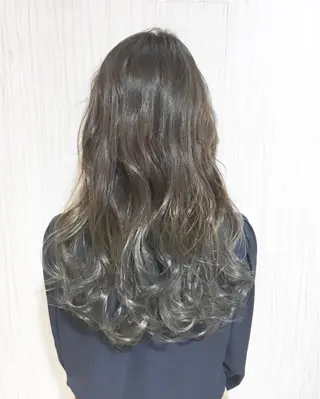 ミディアム セミロング ロング カラー パーマ ヘアアレンジ ✨艶髪✨透明感✨ 山内大樹のヘアスタイル