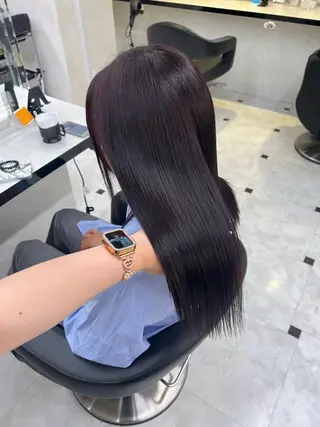 ロング カラー 愛され暖色♥️モテ 艶髪♥️りなのヘアスタイル