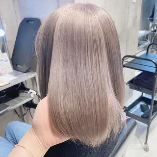 セミロング カラー ヘアアレンジ メンズ キッズ お悩み解決美容師 💐AMIのヘアスタイル