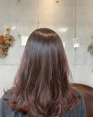 ロング カラー 鈴木 皆斗のヘアスタイル