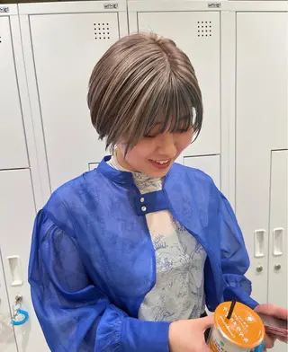 カラー 河原 楓樹のヘアスタイル