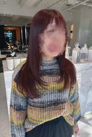 ロング カラー rurina ꪔ̤̮のヘアスタイル