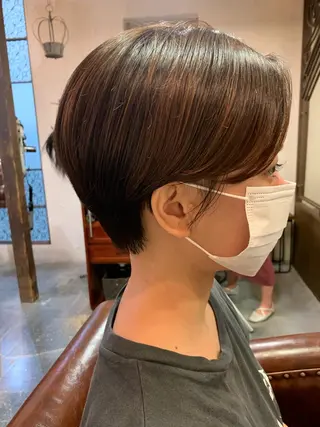 ショート メンズ/パーマ /レディース髪質改善のヘアスタイル