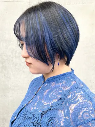 ショート ボブ/ゆるふわ ボブパーマ/とういのヘアスタイル