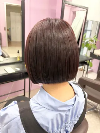 ミディアム カラー 高尾亮輔/ ボブ特化美容師のヘアスタイル