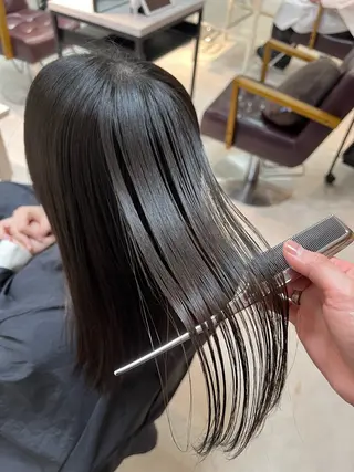 ロング OMAE🫧 クセ毛全て無くせますのヘアスタイル