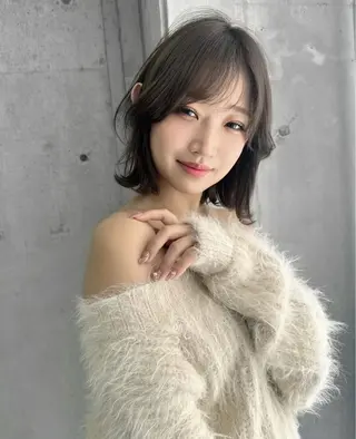 ショート みく/韓国風艶カラー /透明感カラーのヘアスタイル