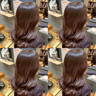 ミディアム ✨縮毛矯正✖︎顔周り レイヤー✨ナカムラのヘアスタイル
