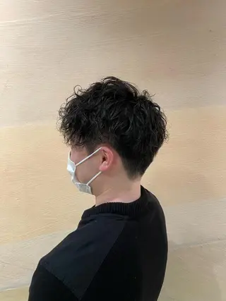 メンズ 箭内葉月/メンズ👔 ワンカールパーマのヘアスタイル