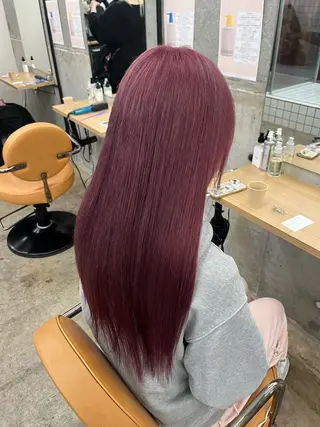 カラー ブリーチカラー×艶 🍨mihoのヘアスタイル