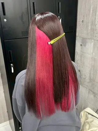 ロング カラー パーマ ヘアアレンジ メンズ キッズ レイヤー×ハイトーン / mihana🪐のヘアスタイル