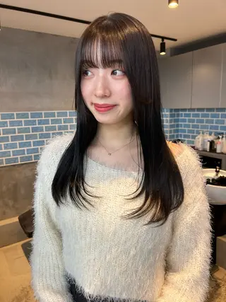ミディアム カラー 似合わせカット✂︎ りょお🫧のヘアスタイル