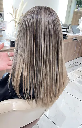ロング カラー 大宮/バレイヤージュ 髪質改善/澤田隆誠のヘアスタイル