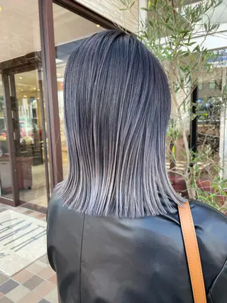 ミディアム カラー ヘアアレンジ EARTH長岡店🩵 石原莉穂のヘアスタイル