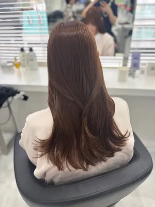 カラー 🎀ツヤ髪✖︎ 暖色🎀RYUKAのヘアスタイル