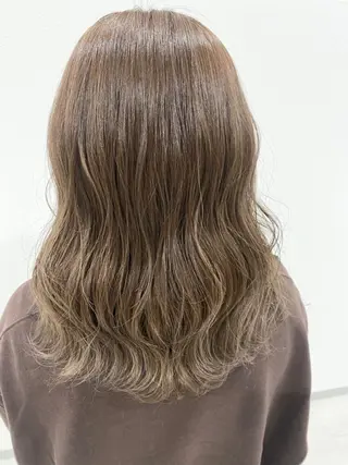 セミロング カラー 【tejina】 横塚勇也のヘアスタイル