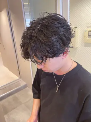 ショート メンズ MAQUM所属・【メンズ特化】渡部 京弘/パーマのヘアスタイル