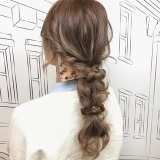 セミロング カラー TOMOKA 艶髪/透明感カラーのヘアスタイル