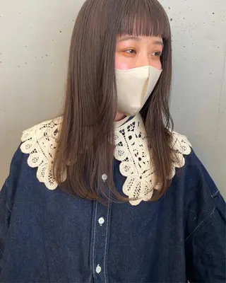 ロング カラー 東 みのりのヘアスタイル
