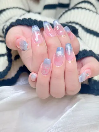 ネイル candy nail 韓国風ワンホンネイルのネイルデザイン
