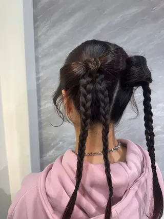 ヘアアレンジ 韓国ヘア‎🪽 あんじぇ‎🤍池袋のヘアスタイル