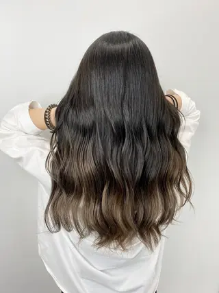 ロング カラー パーマ ヘアアレンジ キッズ ★ 里奈★のヘアスタイル