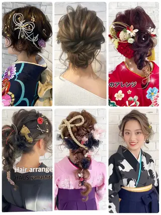 ヘアアレンジ あやかショート 白髪ぼかしのヘアスタイル