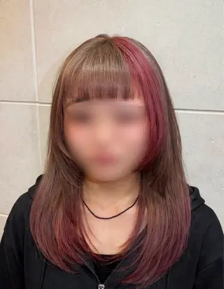 カラー 加藤 雛美のヘアスタイル