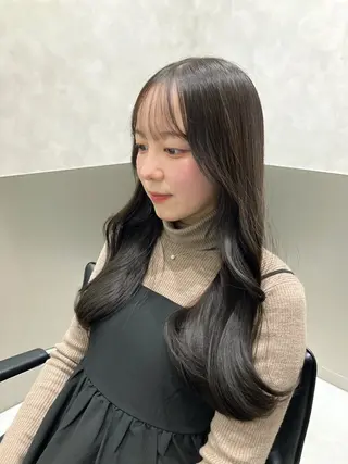 ロング カラー 💖ブリーチなし透明 感💖ASAHIのヘアスタイル