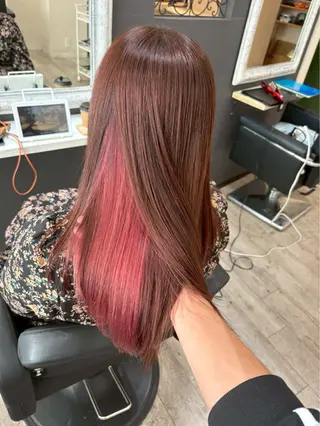 セミロング カラー YURA hairのヘアスタイル