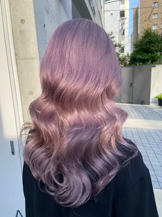 ロング カラー 齋藤 梨乃のヘアスタイル