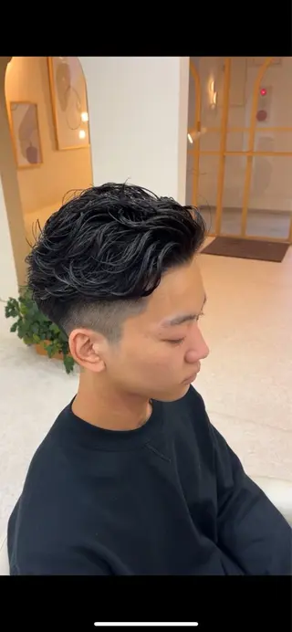 メンズ ダメージレス◎東区/ 艶カラー💫/斉藤拓のヘアスタイル