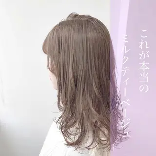 ミディアム カラー うる艶/レイヤー 🪞池袋LAND🪞のヘアスタイル