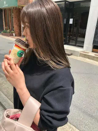 ミディアム 山口 朔弥のヘアスタイル